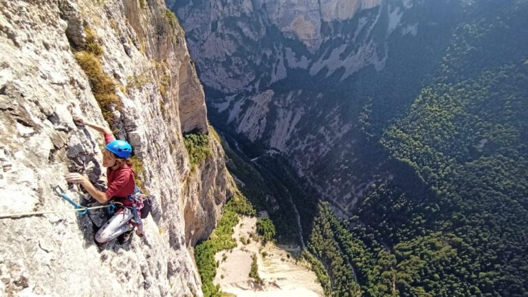 escalade grande voie aux gillardes